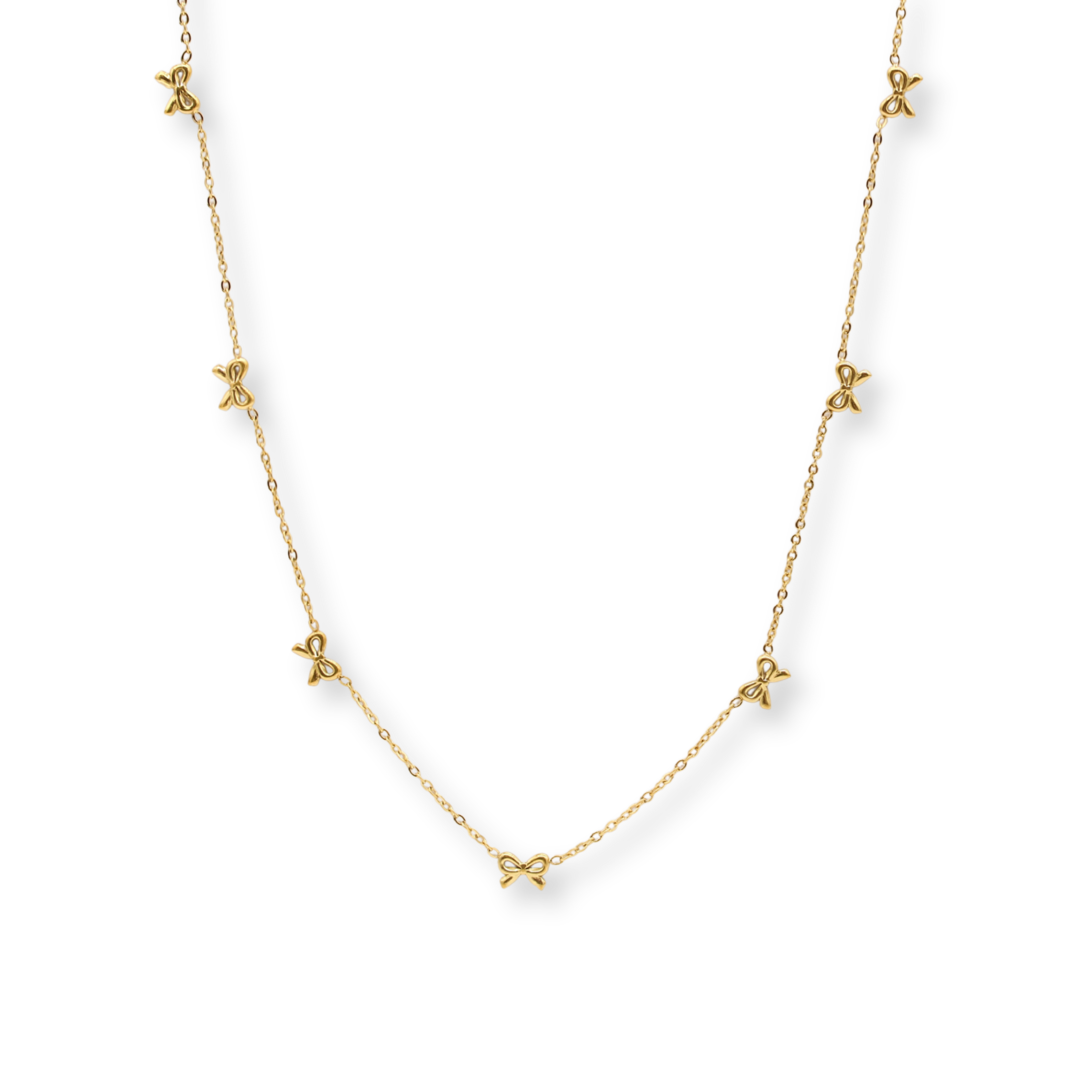 Bow Charm Necklace