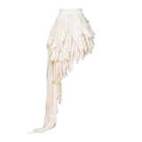 Malondie Ruffle Asymmetrical Skirt
