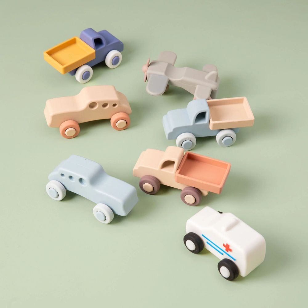 Teething Toy Silicone Play Cars