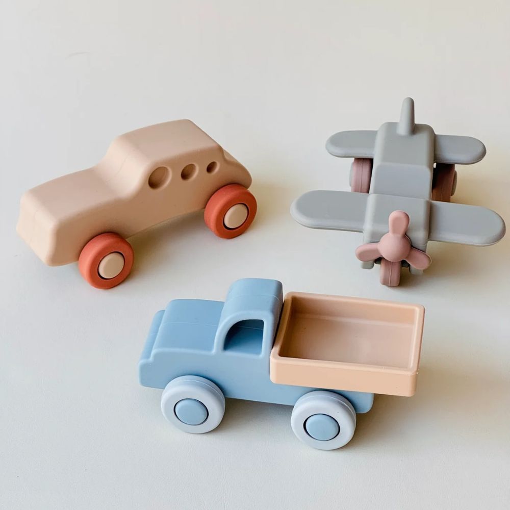 Teething Toy Silicone Play Cars