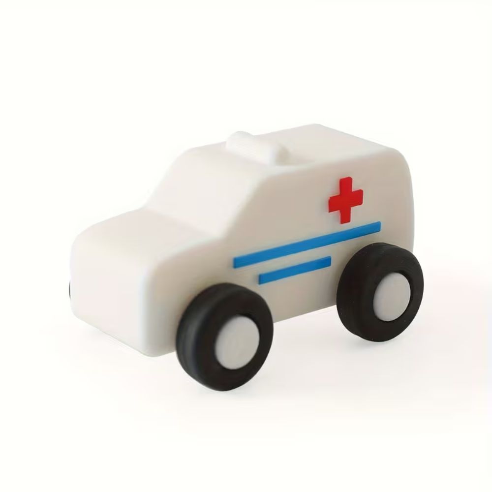 Teething Toy Silicone Play Cars