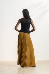 Karla Pleated Maxi Skirt