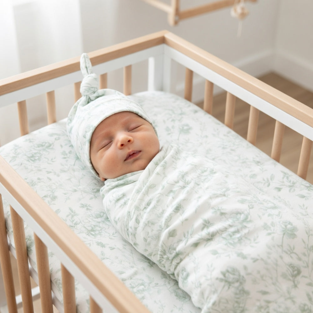 Aai Aai Baby Swaddle and Beanie Set
