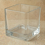 Square Glass Vessel • 15cm x 15cm