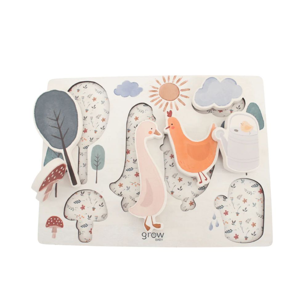 Grow Baby Wooden Puzzle