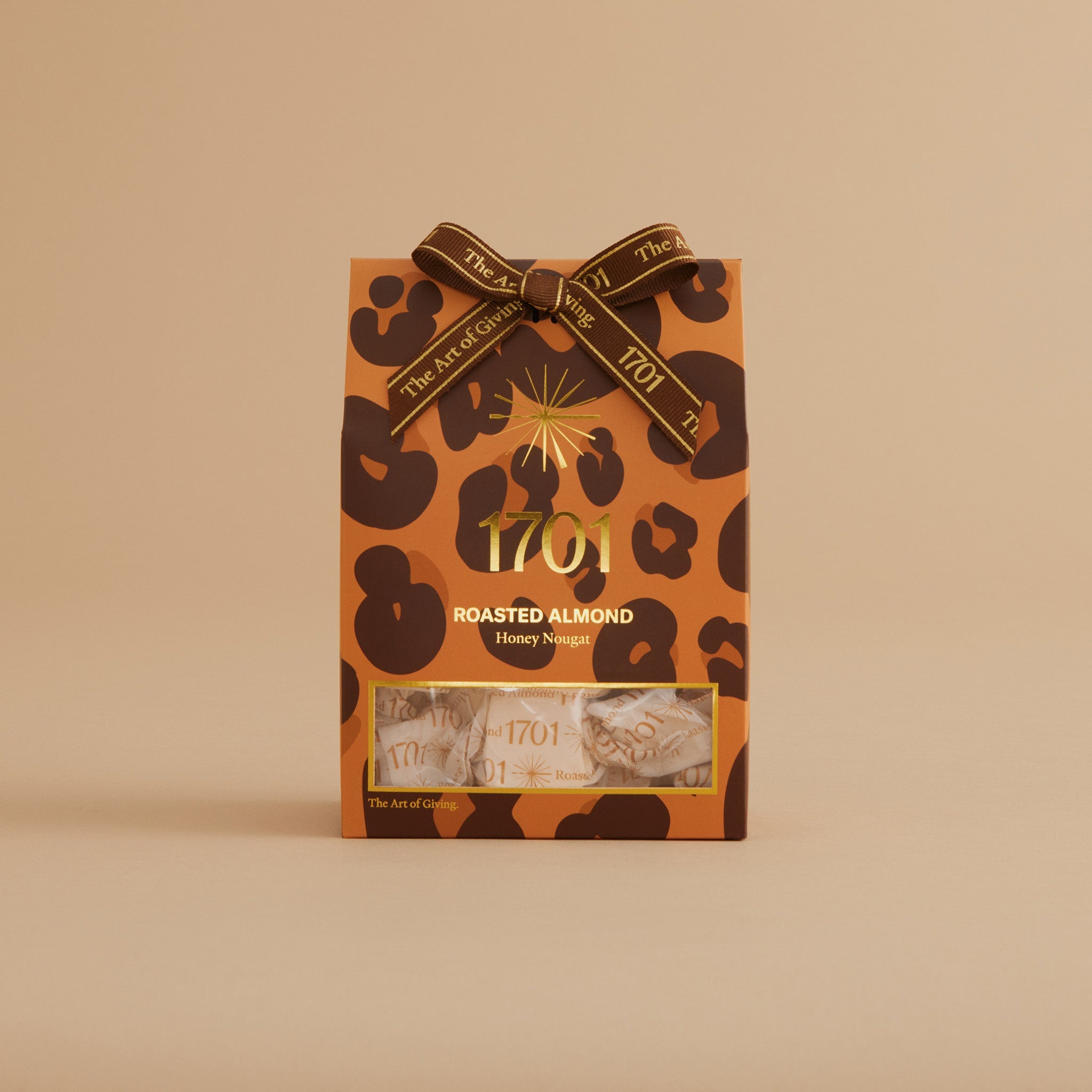 Safari Leopard - Roasted Almond Honey Nougat Box (160g)