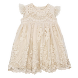 Meerkat Francis Vintage Lace Short Sleeve Dress