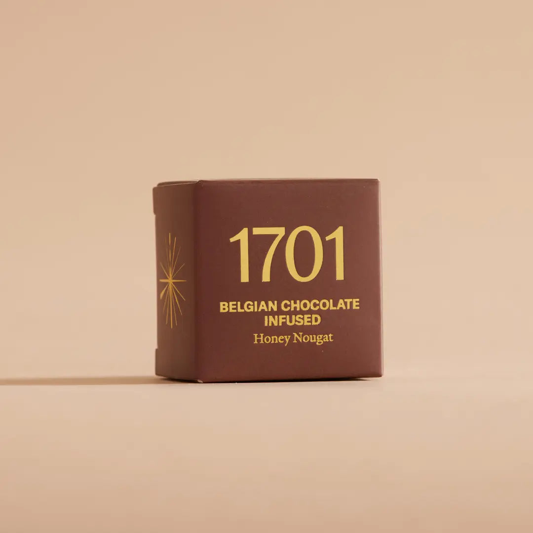 Belgian Chocolate Infused Honey Nougat Bar (20g)