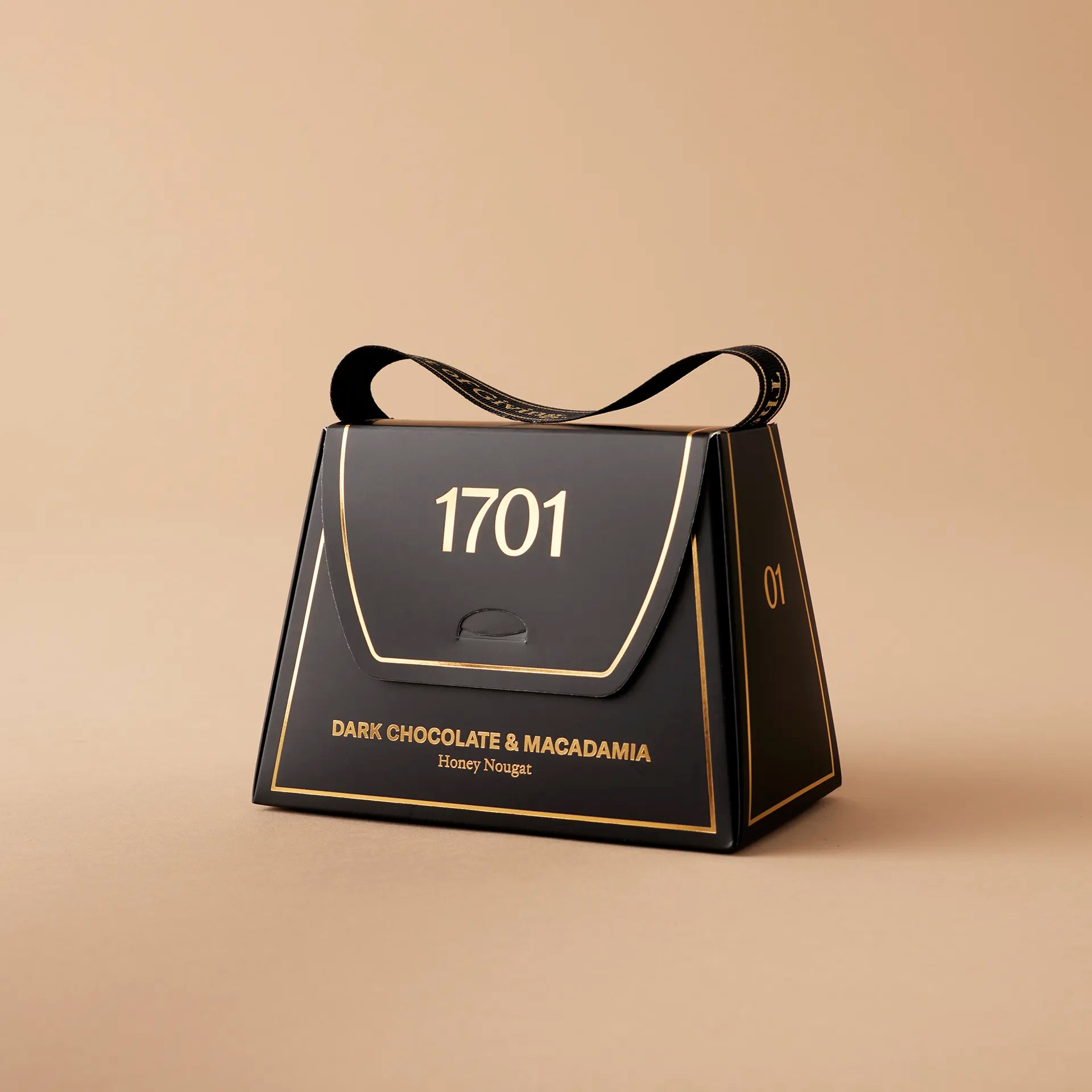 Dark Chocolate & Macadamia Honey Nougat Handbag (140g)