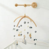 Wall Mounted Wooden Mobile Arm