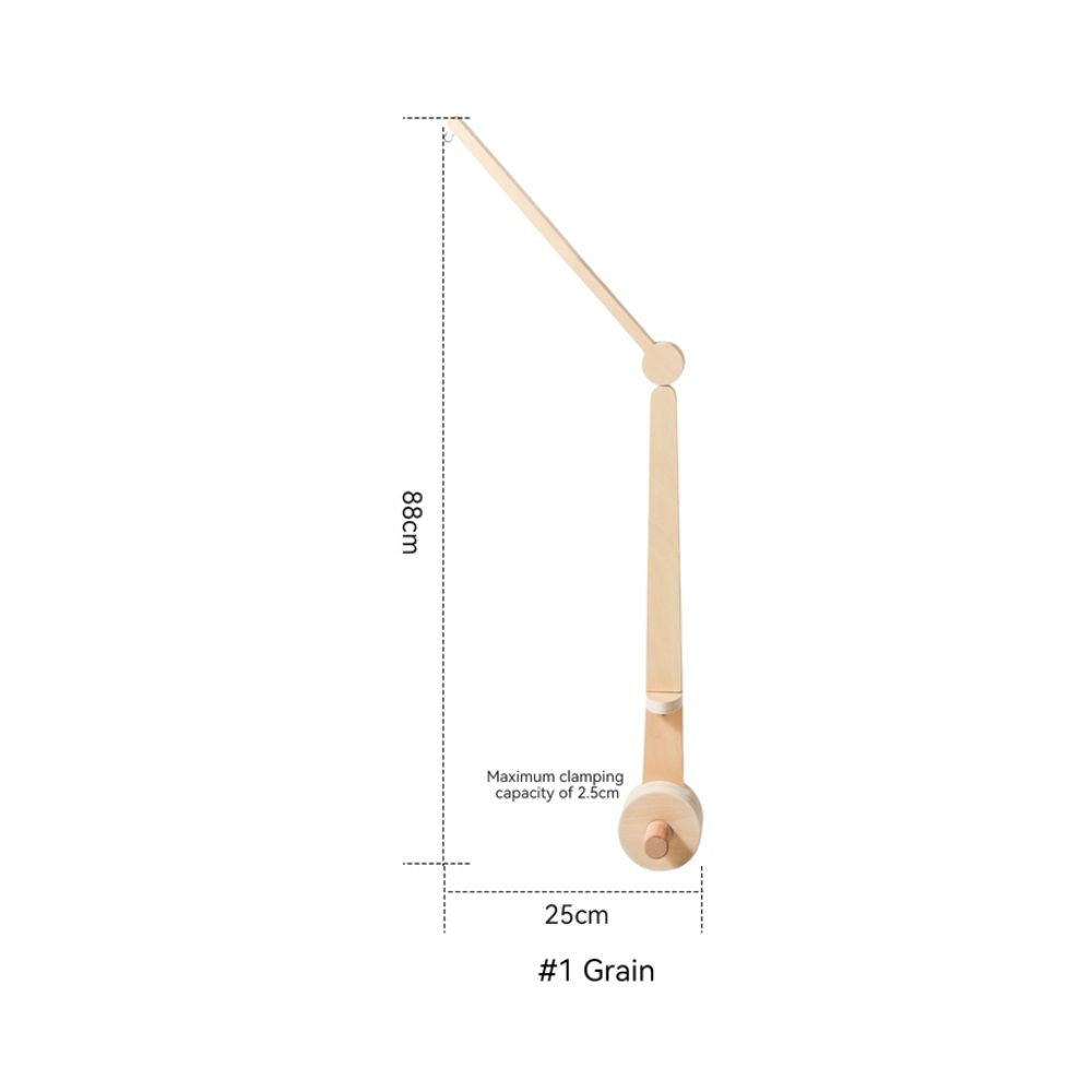 Wooden Adjustable Cot Mobile Arm