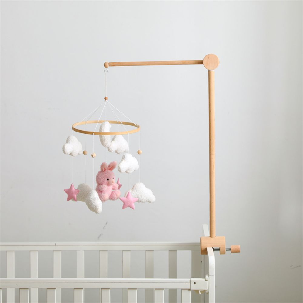 Baby Wooden Crib Mobile Arm