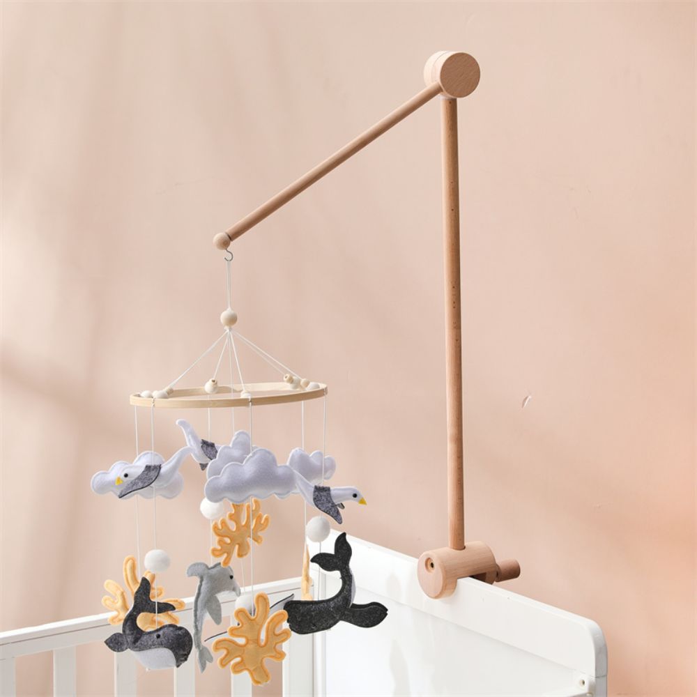 Baby Wooden Crib Mobile Arm