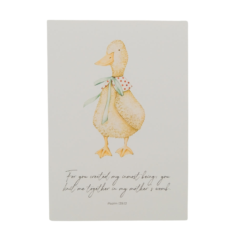 Purpose & Proverbs Nursery Scripture Card