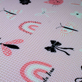 Tayla Jean Rainbow Ribbons & Light Grey Play Mat