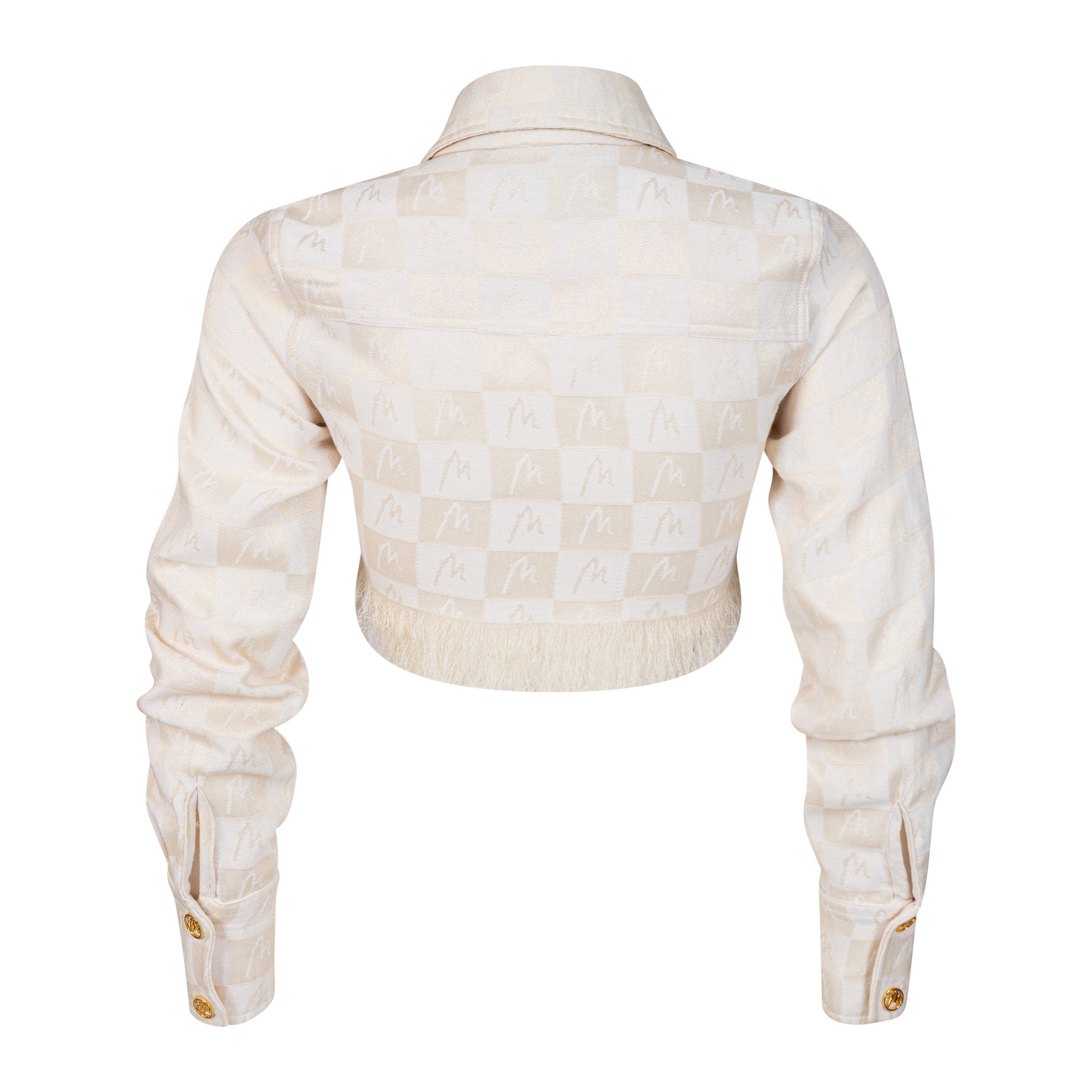 Malondie MWoven Crop Shirt