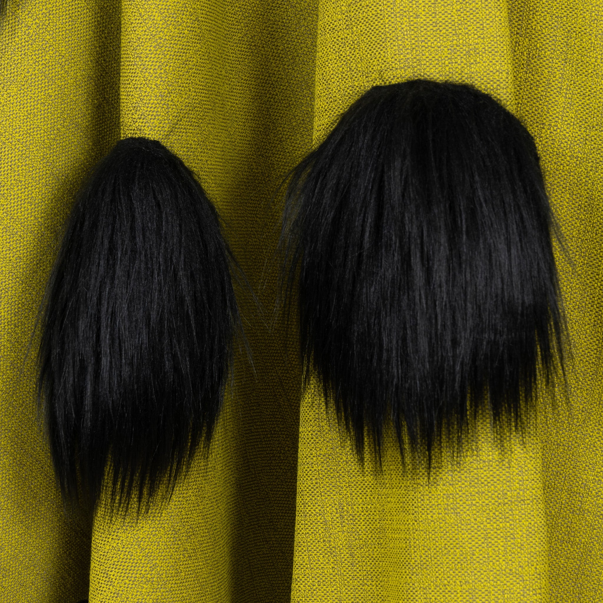 Malondie Luna Fur Dot Skirt