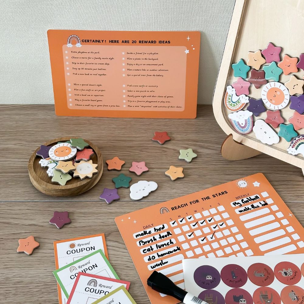 Magnetic Rewards Jar for Kids