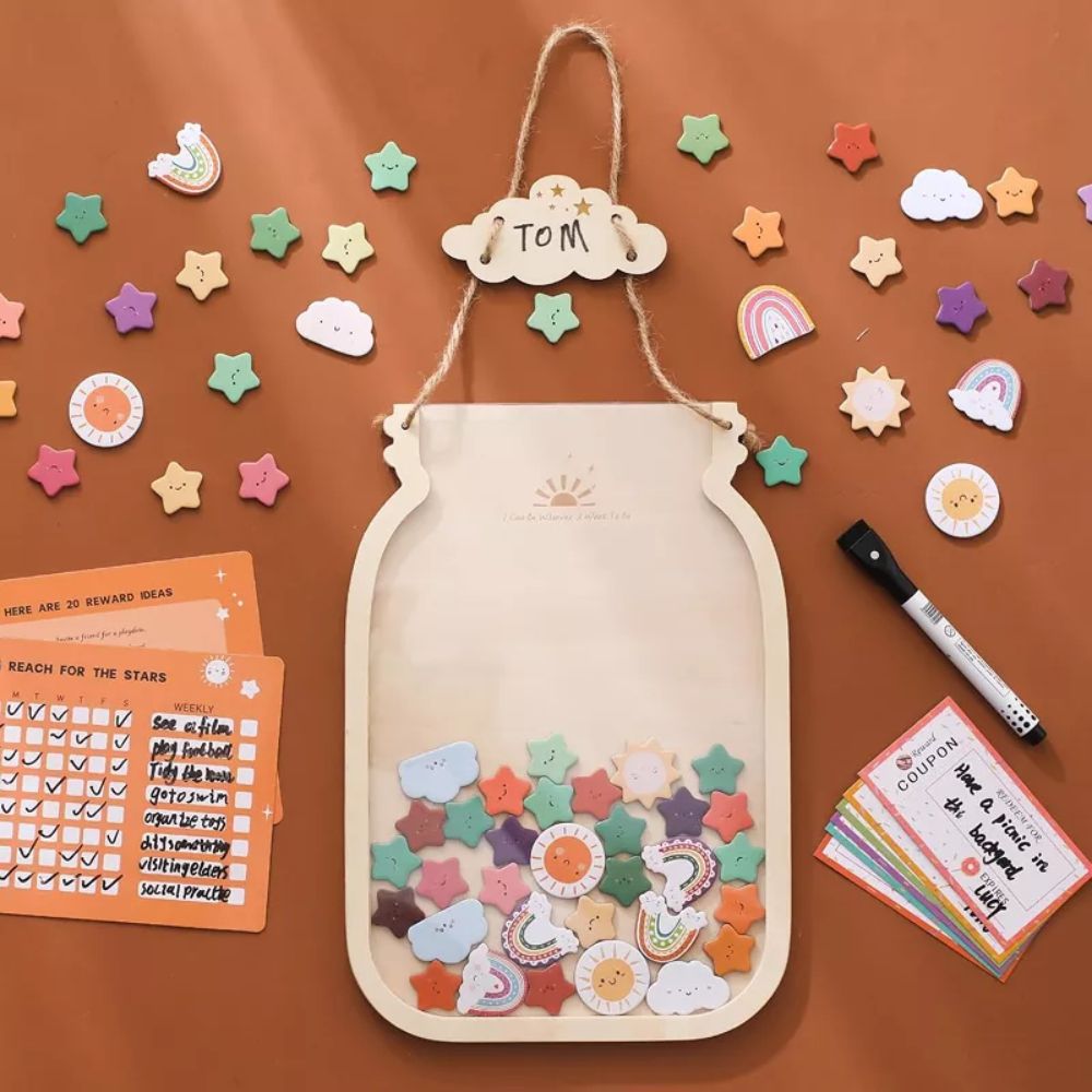 Magnetic Rewards Jar for Kids