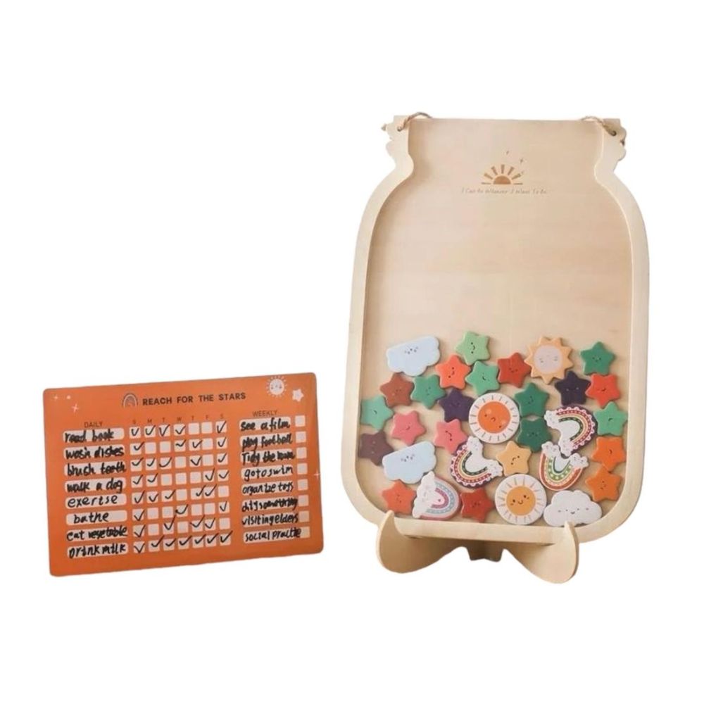 Magnetic Rewards Jar for Kids