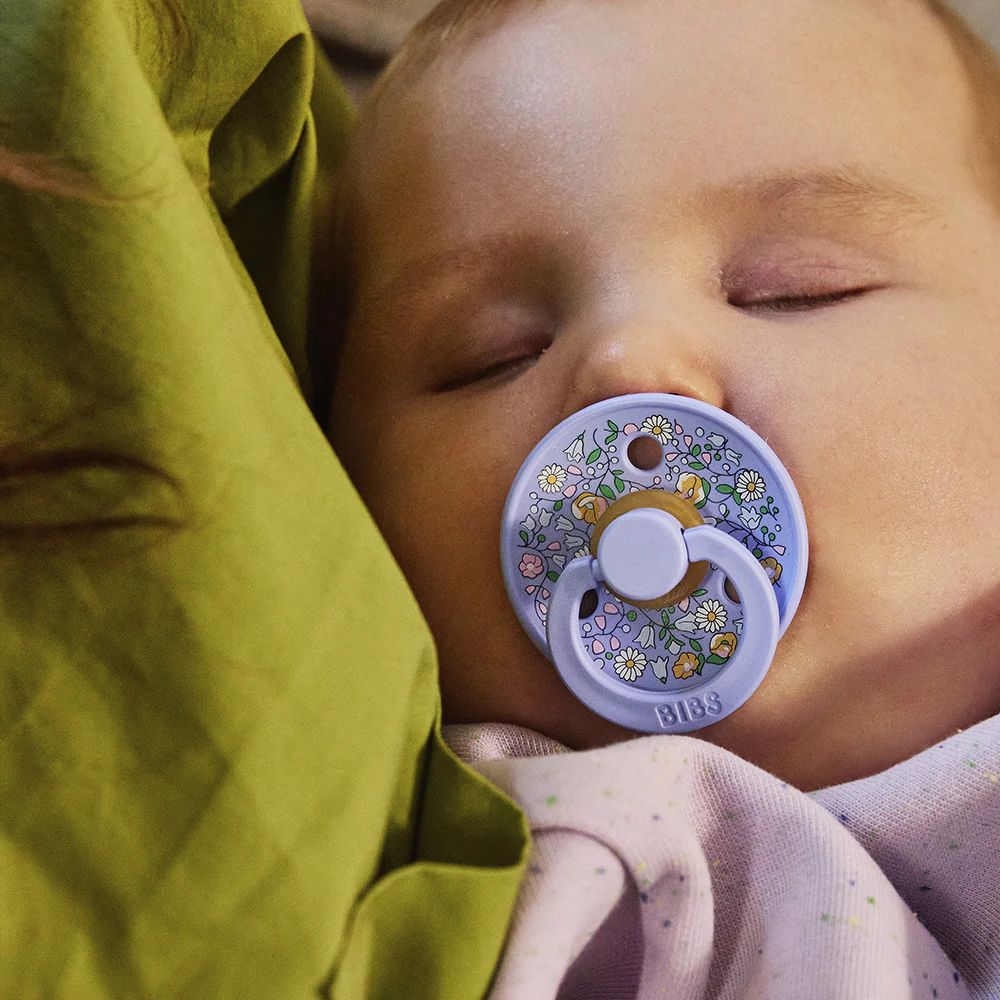 BIBS x Liberty Meadow Colour 2-Pack Latex Pacifier