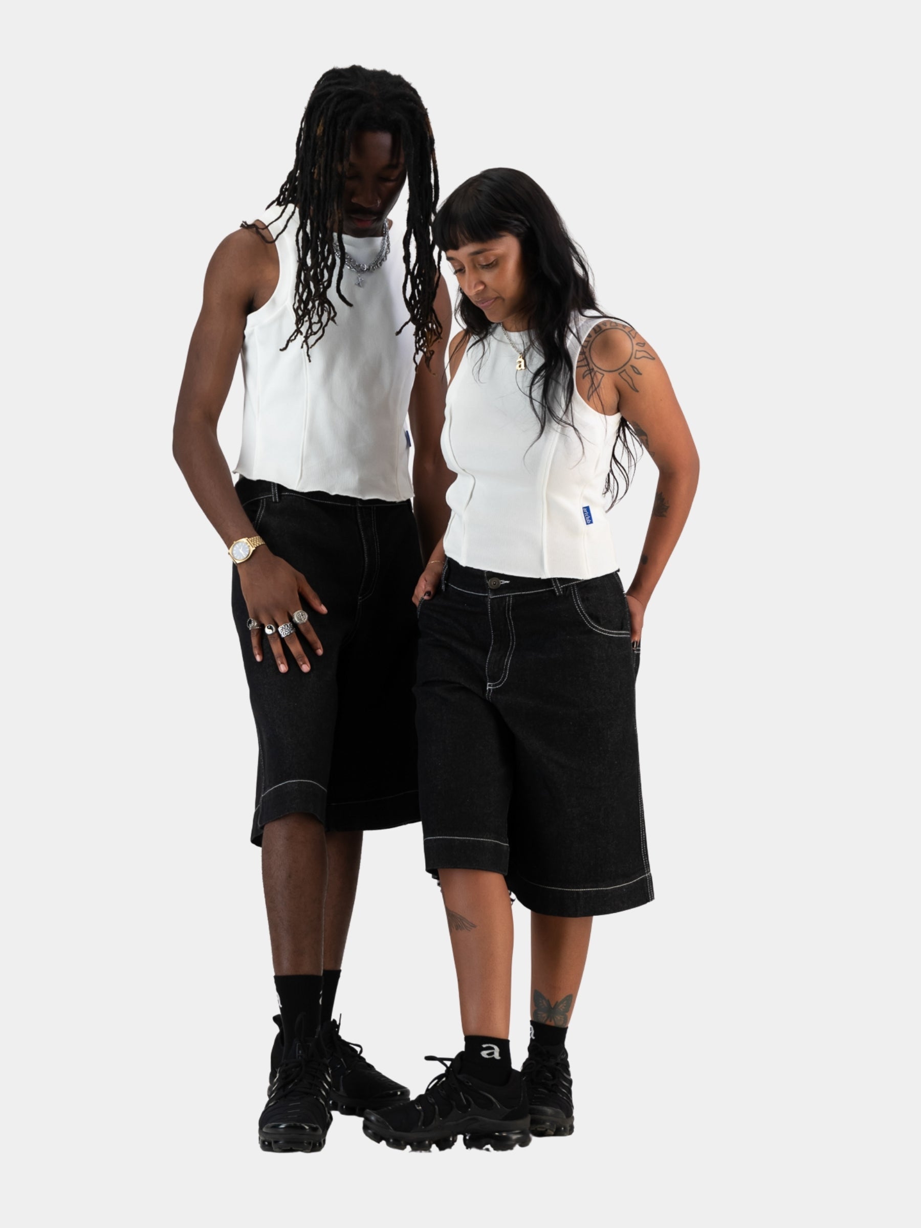 Unisex Denim Jorts