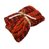 Amber Colors Crocheted Baby Blanket