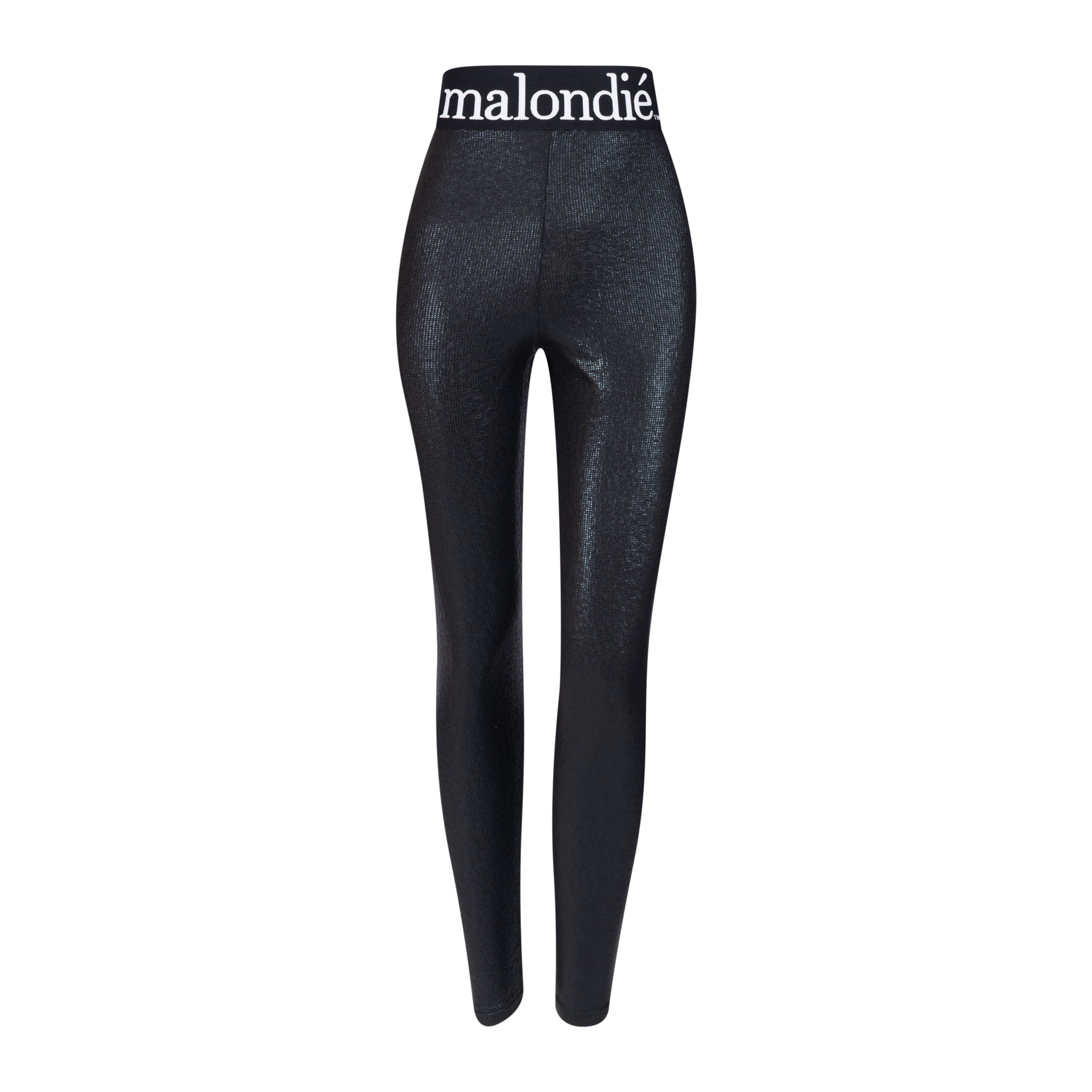 Malondie Black Glitter Leggings