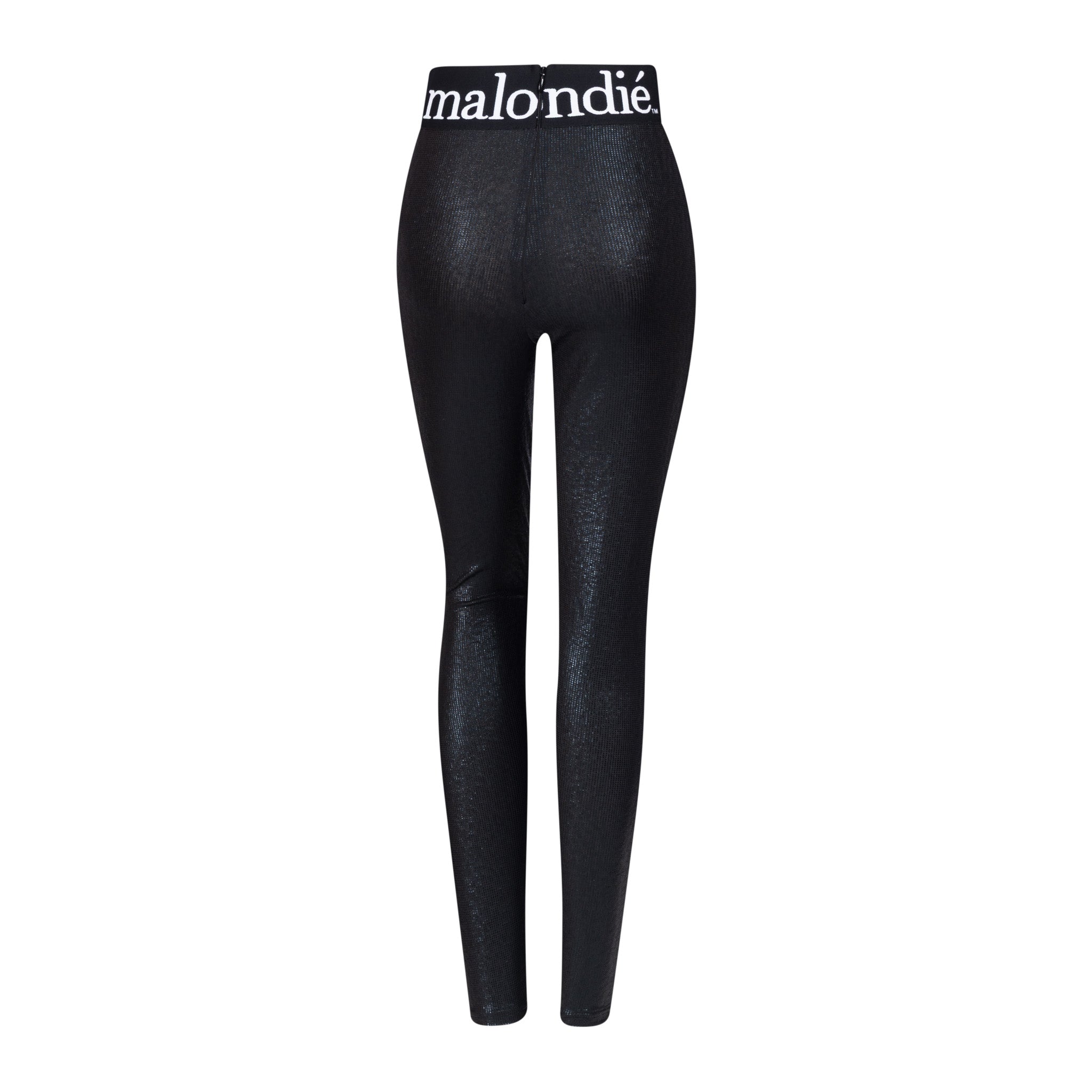 Malondie Black Glitter Leggings