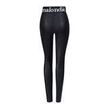 Malondie Black Glitter Leggings