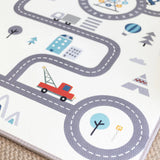 Tayla Jean Grey Brush Stroke & Road Play Mat
