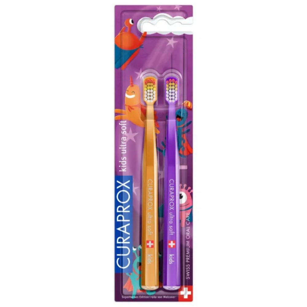 Curaprox 2-Piece Kids 2024 Toothbrush