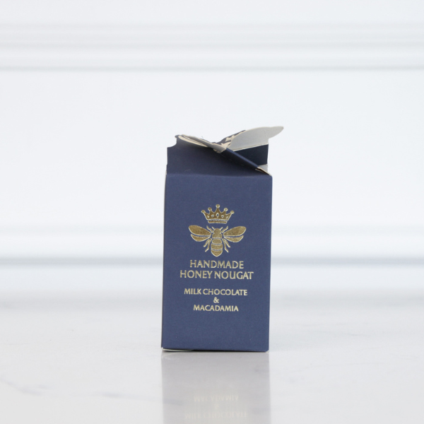 Milk Chocolate & Macadamia Navy Blue Honey Bee (Next Day Delivery Product)