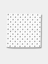 Monogram Satin Scarf - White