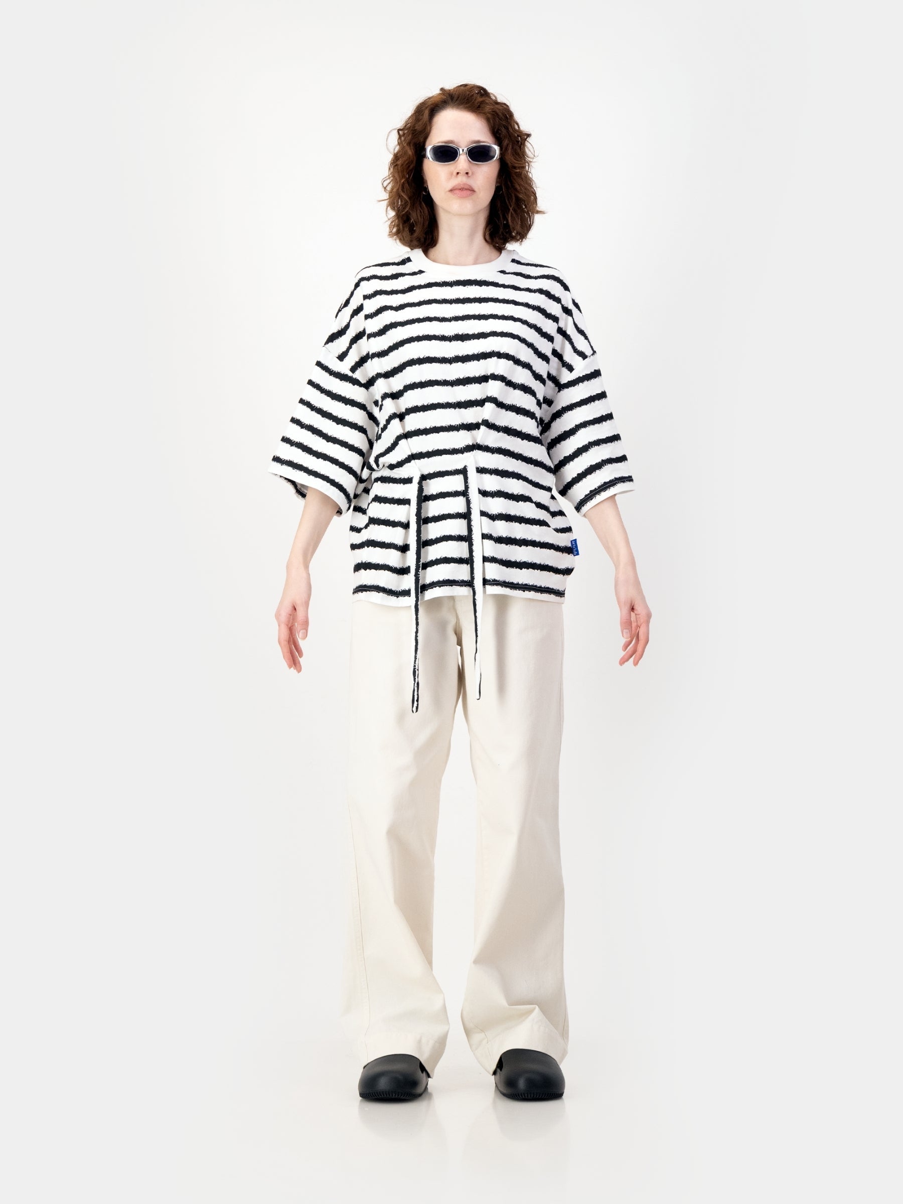 Stripe Tie Tee