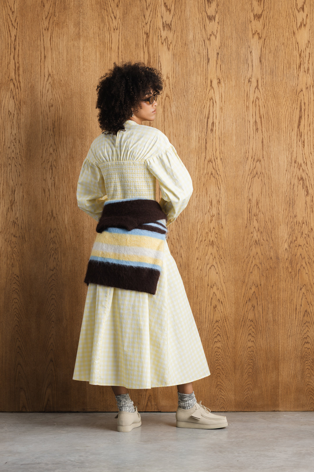 Jianna Smocked Midi Dress
