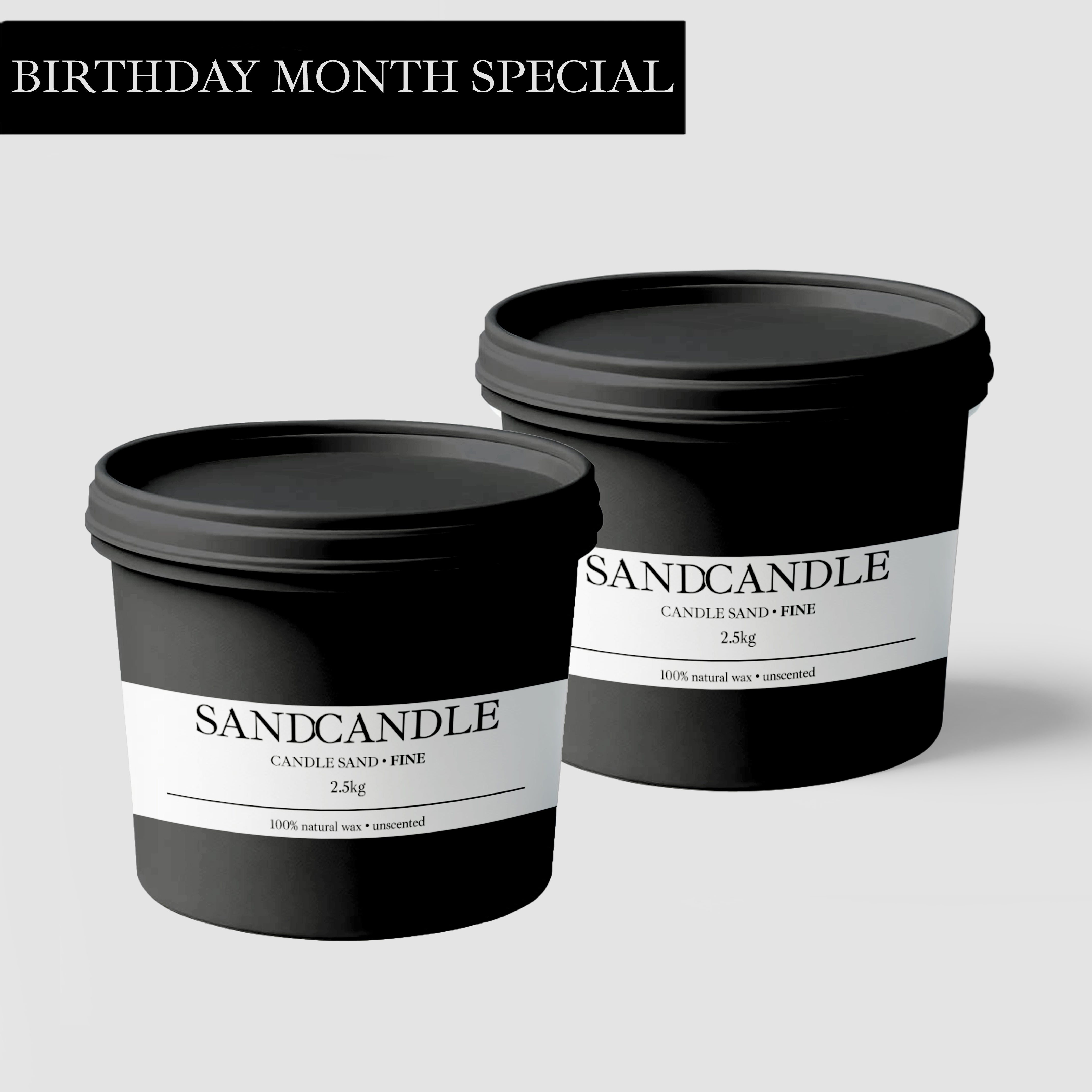 Sand Candle • 2.5kg • BUY ONE, GET ONE FREE 🎁
