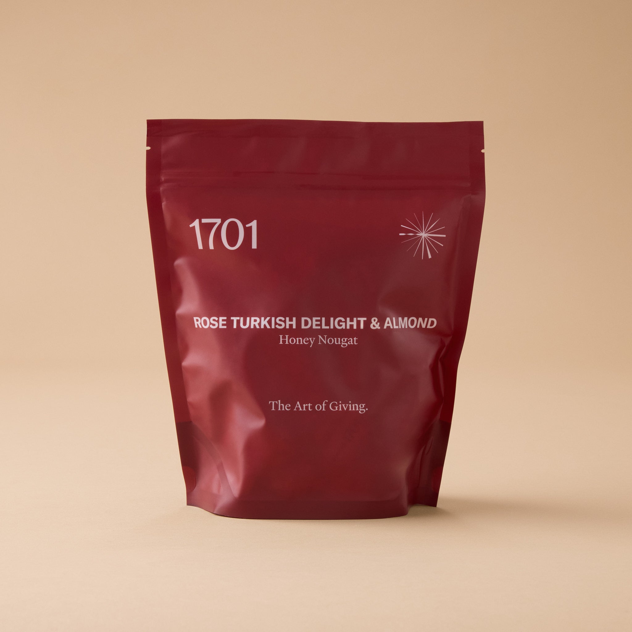 Rose Turkish Delight & Almond Honey Nougat Pouch (500g)