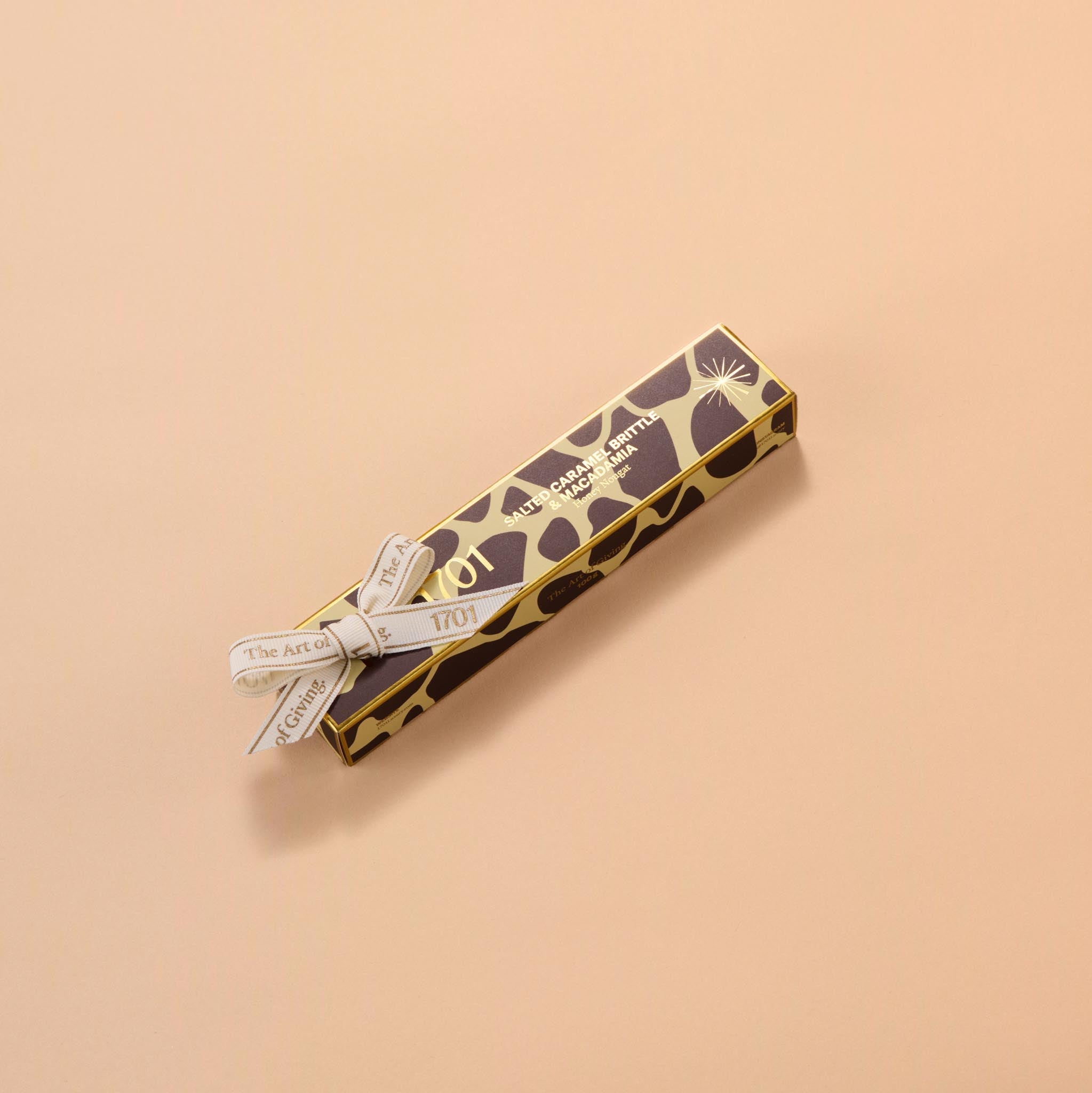 Safari Giraffe - Salted Caramel Brittle & Macadamia Nougat Bar (100g)