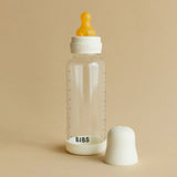 BIBS 120ml Round Latex Slow Flow Glass Bottle