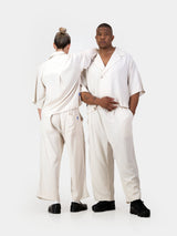 Cropped Cocoon Pants - Linen