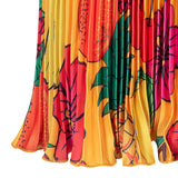 Malondie Pleated Fruits Minnie Skirt (Yellow)