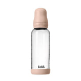 BIBS 240ml Round Latex Medium Flow Glass Bottle
