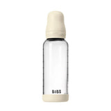 BIBS 240ml Round Latex Medium Flow Glass Bottle