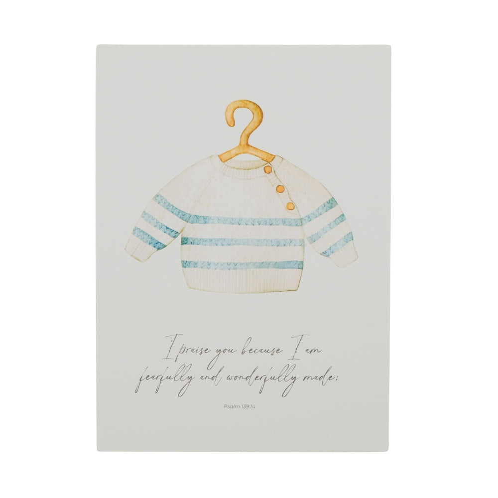 Purpose & Proverbs Nursery Scripture Card