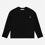 SUHU EYE LOGO LONG SLEEVE T-SHIRT, BLACK