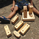 Stumped Knock-A-Block Building Station