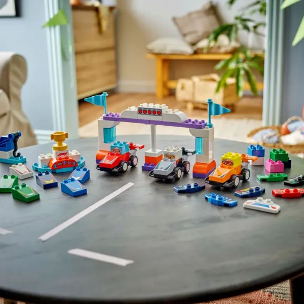 LEGO® DUPLO® F1® Team Race Cars & Drivers