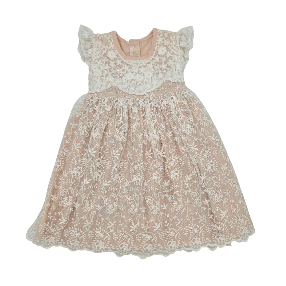 Meerkat Paige Vintage Lace Short Sleeve Dress