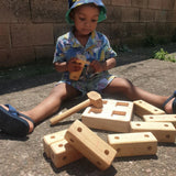 Stumped Knock-A-Block Building Station